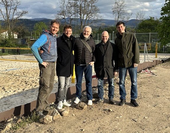 Franco Orlando und Stefan Schillinger zu Besuch an der Palme