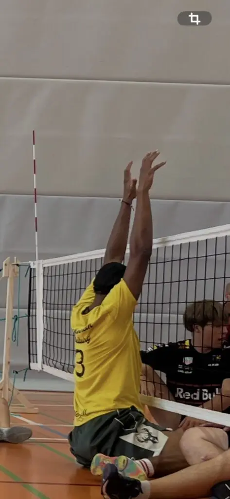 Sitzvolleyball Block